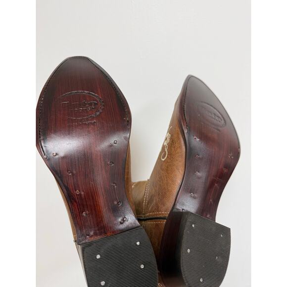 Soto Boots Womens Showstopper Snipped Toe Floral Cowgirl Boots - Picture 6 of 6